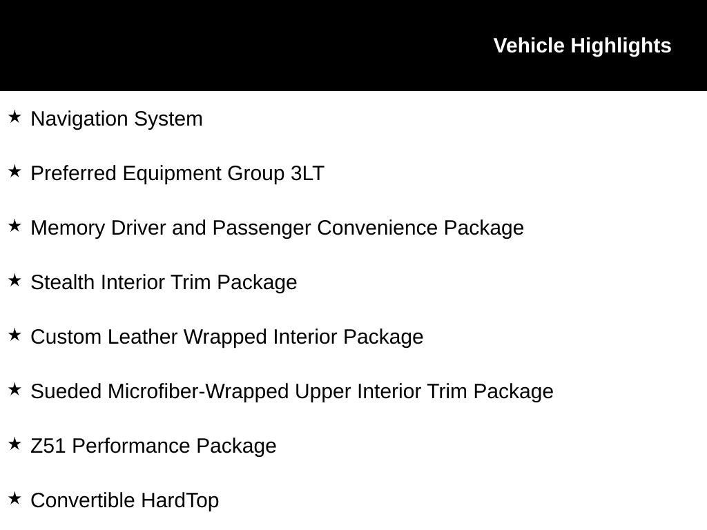 2026 Chevrolet Corvette Stingray 3LT
