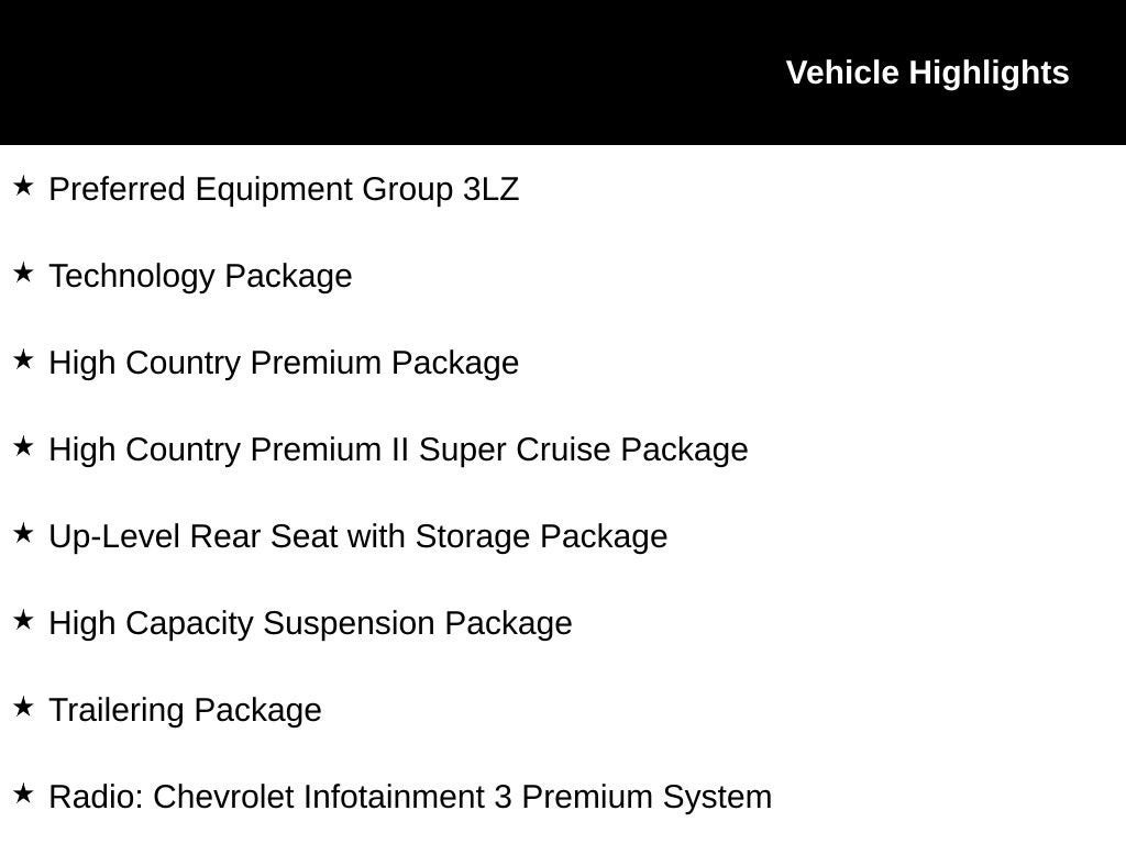 2026 Chevrolet Silverado 1500 High Country