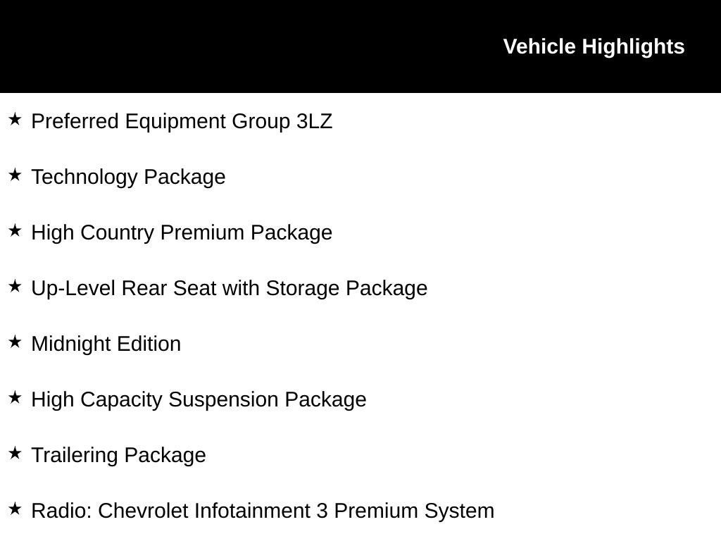2026 Chevrolet Silverado 1500 High Country
