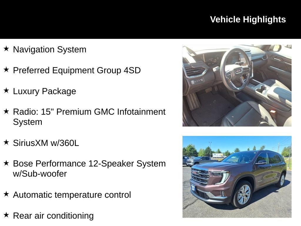 2024 GMC Acadia Elevation