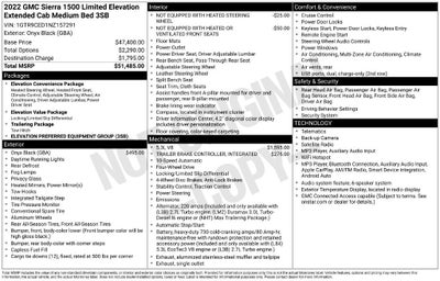 2022 GMC Sierra 1500 Limited Elevation