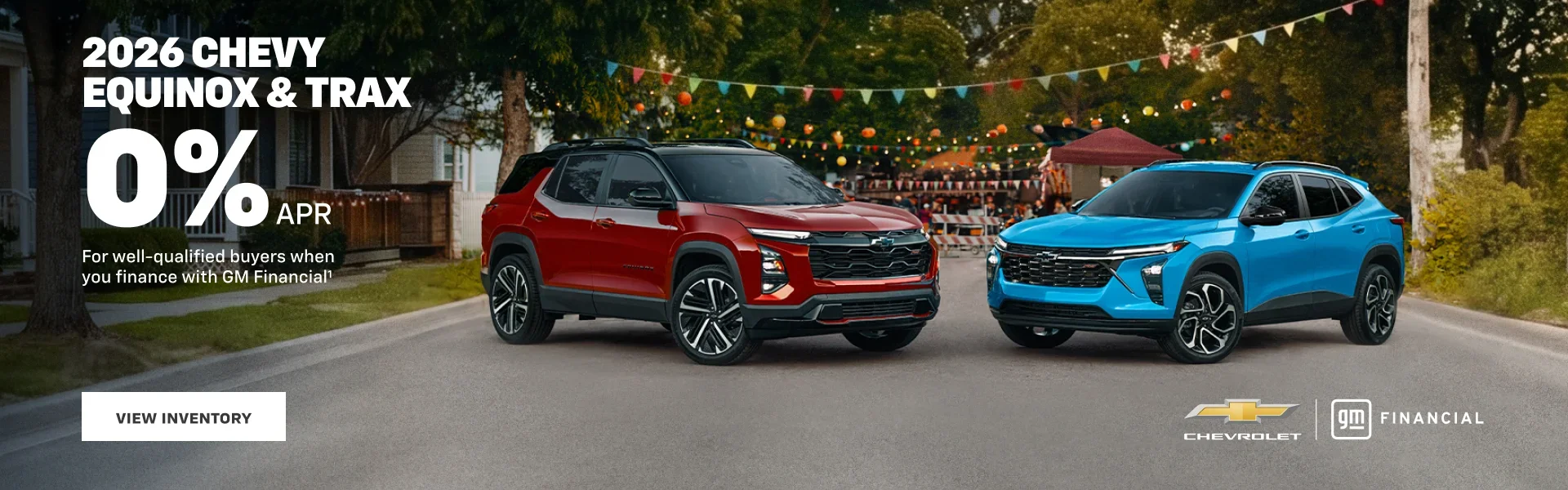 0% APR on 2026 Chevy Equinox and Trax models