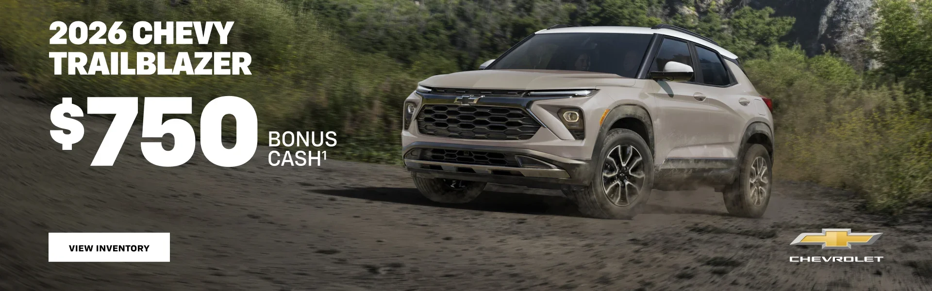 Get $750 Bonus Cash on a 2026 TrailBlazer