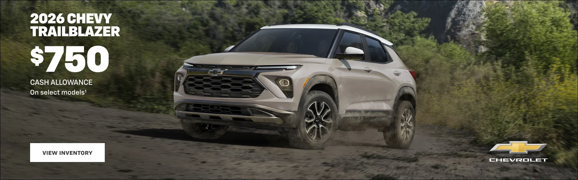 $750 Cash Allowance New TrailBlazer Models