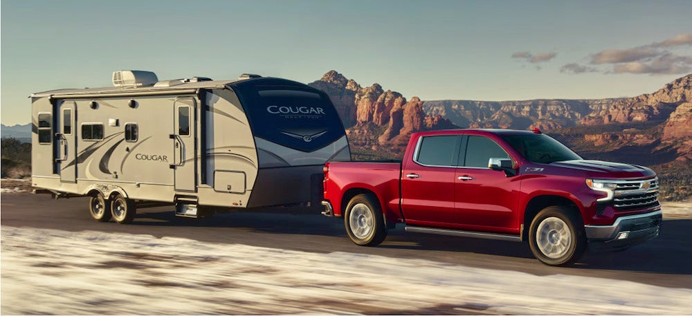 Chevy Silverado Towing Capacity Chevy Silverado Hauling a Towable RV